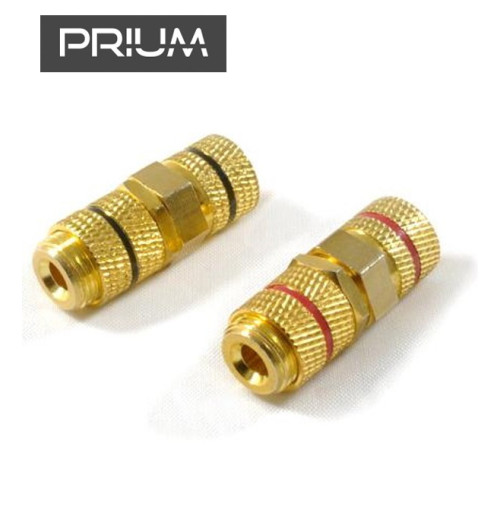 Prium PRGGBAN – łącznik, gniazdo bananowe do zabudowy 1szt.