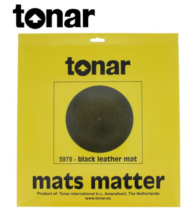 Tonar Leather Mat - Skórzana mata gramofonowa antystatyczna