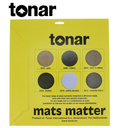Tonar Leather Mat - Skórzana mata gramofonowa antystatyczna