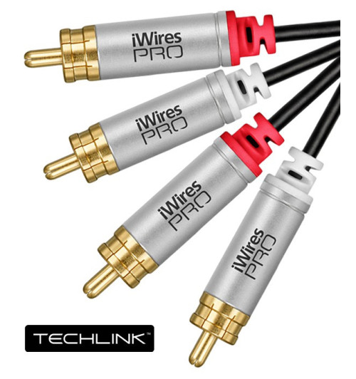 Techlink iWires PRO 711035 – Kabel 2x RCA - 2x RCA - 5m
