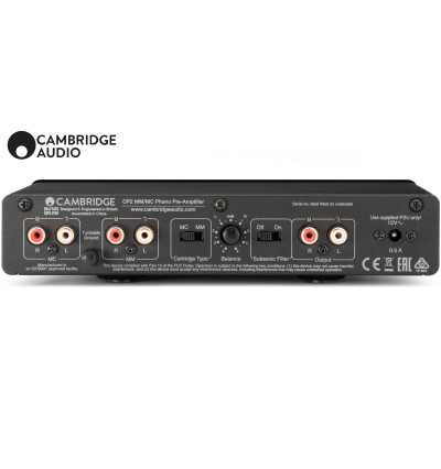 Cambridge Audio CP2 – Przedwzmacniacz gramofonowy MM/MC