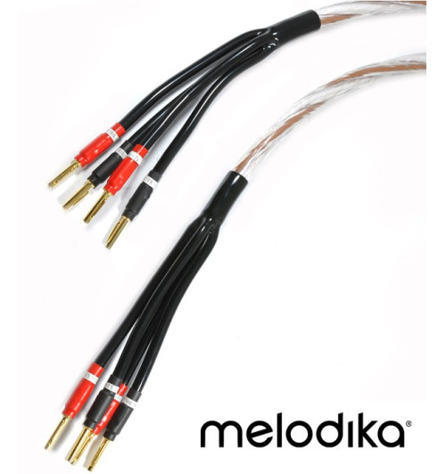 Melodika Brown Sugar BSBA4540 – Kabel głośnikowy bi-amping 2x4,5mm2 - 4m