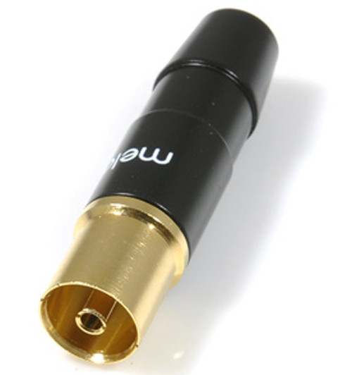 Melodika MDGANT – Pozłacane gniazdo antenowe IEC 1szt.