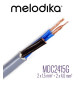 Kabel głośnikowy Melodika OFC Gunmetal Edition MDC2415G Bi-Wire