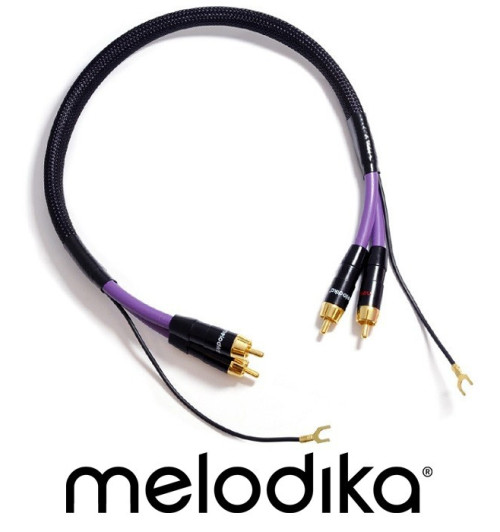 Kabel gramofonowy 2xRCA Phono Melodika MDPH