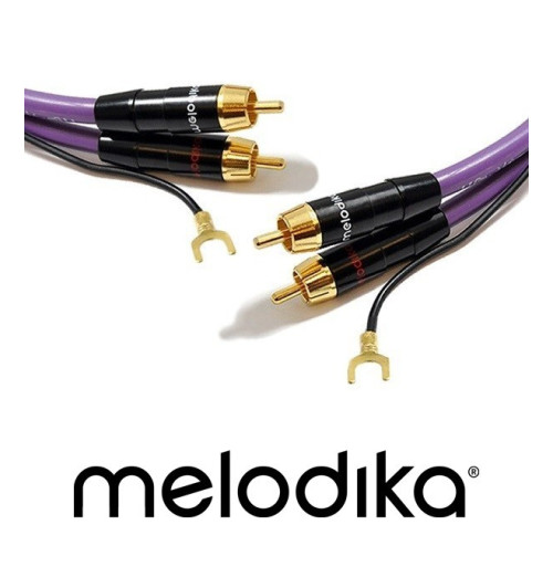 Kabel gramofonowy 2xRCA Phono Melodika MDPH