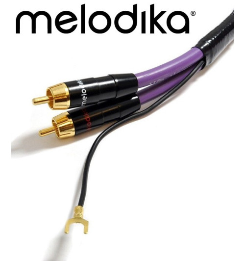 Kabel gramofonowy 2xRCA Phono Melodika MDPH