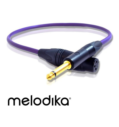 Kabel Jack 6.3mm - XLR 3pin Melodika MDJX