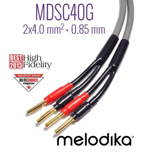 Kable głośnikowe 2x4mm2 MDSC4030 Melodika 3m
