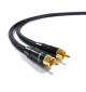 Melodika MD2RD10 Black Edition - Kabel 2x RCA