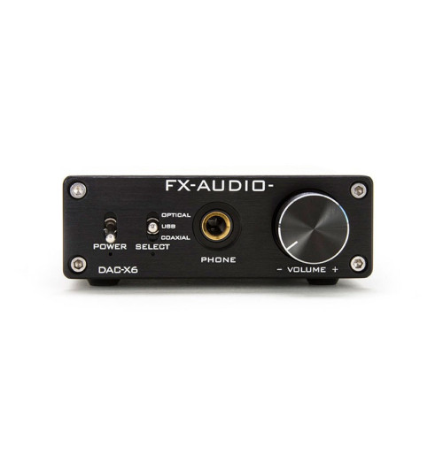 Wzmacniacz słuchawkowy DAC Fx-Audio DAC-X6 USB RCA
