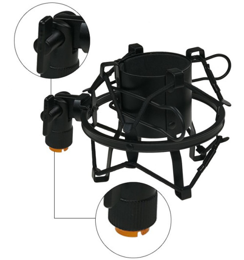 Statyw + kosz antywibracyjny