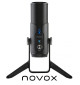 Mikrofon Novox NC-X + statyw biurkowy + pop filtr