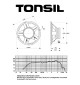 Głośnik szerokopasmowy TONSIL GD 16/25 8 Ohm