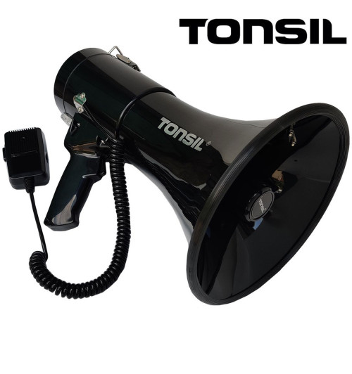 Tonsil TE 23/20 - Megafon bezprzewodowy Czarny