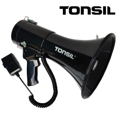 Tonsil TE 23/20 - Megafon bezprzewodowy Czarny