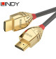 Kabel HDMI 2.0 HIGHSPEED 4K Lindy 37863 Gold Line - 3m