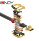 Kabel HDMI 2.0 HIGHSPEED 4K Lindy 37865 Gold Line - 7,5m