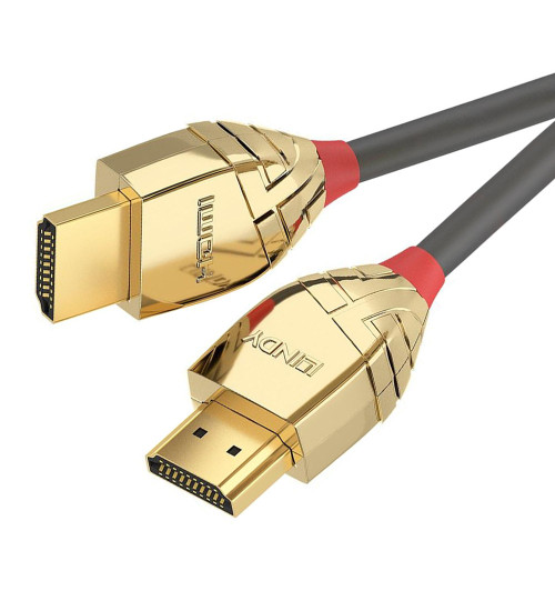 Kabel HDMI 2.0 HIGHSPEED 4K Lindy 37867 Gold Line - 15m