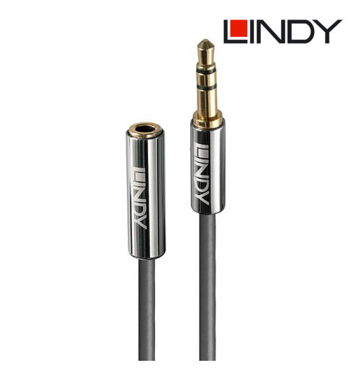 Lindy CROMO 35326 - Przedłużacz mini-jack 3,5mm stereo 0.5m