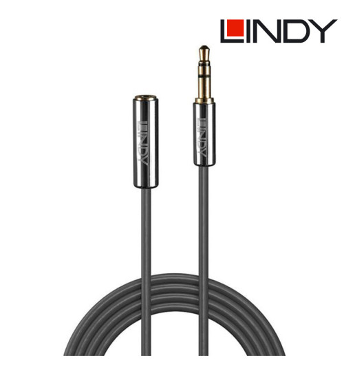 Lindy CROMO 35329 - Przedłużacz mini-jack 3,5mm stereo 3m