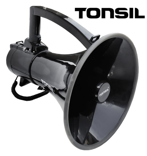 Tonsil TE 30/20 - Megafon bezprzewodowy z akumulatorem Czarny