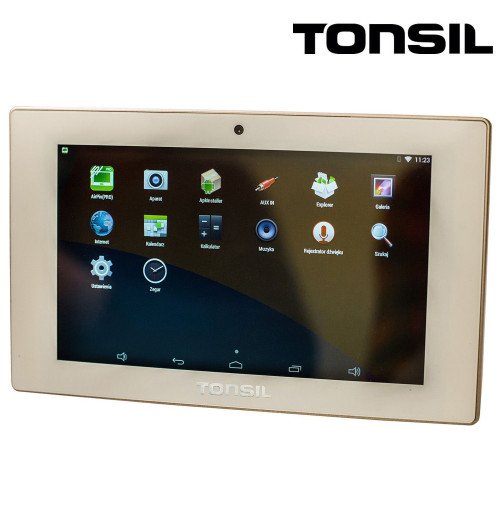 Tonsil WS-70 - Odtwarzacz ścienny 4 x 30W, Android, USB, SD, Bluetooth
