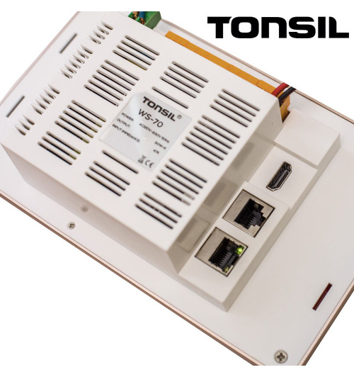 Tonsil WS-70 - Odtwarzacz ścienny 4 x 30W, Android, USB, SD, Bluetooth