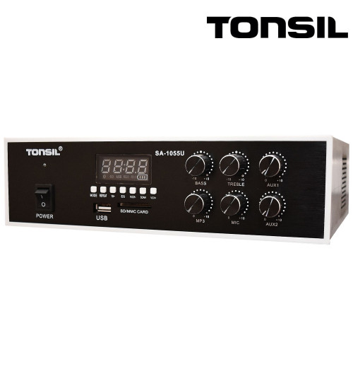 Tonsil SA-1055U -  wzmacniacz z odtwarzaczem MP3 /USB/ SD 230/12V