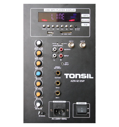 Tonsil AZN 12 DSP - Aktywna kolumna mobilna 250W
