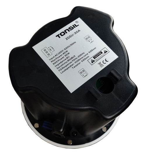 Tonsil ZGSU 30A + ZGSU 30P – Zestaw głośników sufitowych