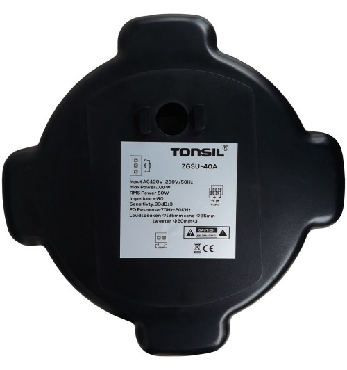 Tonsil ZGSU 40A + ZGSU 40P – Zestaw głośników sufitowych Bluetooth