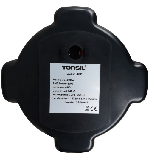 Tonsil ZGSU 40A + ZGSU 40P – Zestaw głośników sufitowych Bluetooth