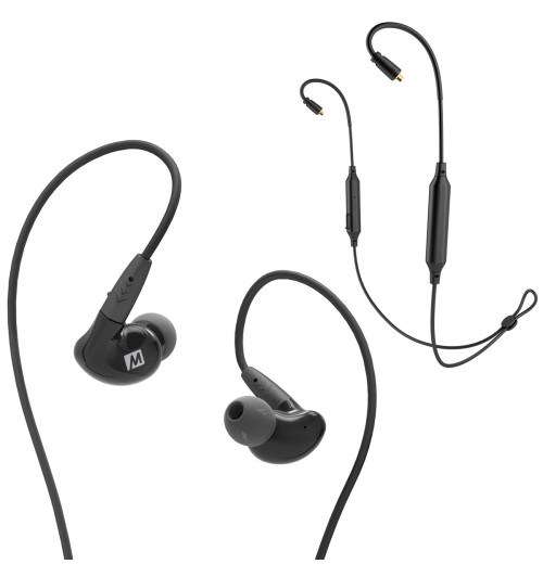 MEE Audio Pinnacle P2 + BTX1 - Słuchawki dokanałowe z adapterem Bluetooth
