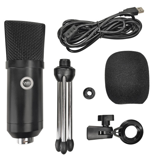 Saibu MU-1 - Studyjny mikrofon pojemnościowy USB