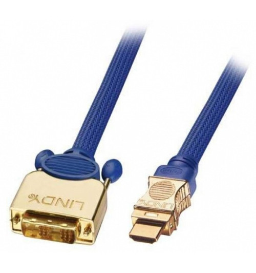 Kabel (przewód) HDMI-DVI Lindy 37084 - 5m