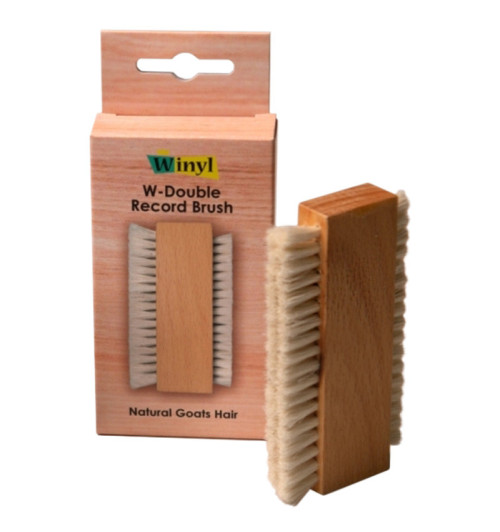 Winyl W-Double Record Brush - Szczotka do płyt winylowych