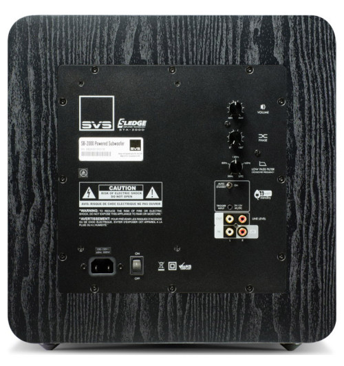 SVS SB-2000 Black Ash – Subwoofer aktywny
