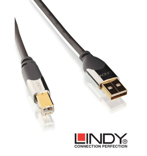 Kabel (przewód) USB A-B Lindy 41581 - 1m