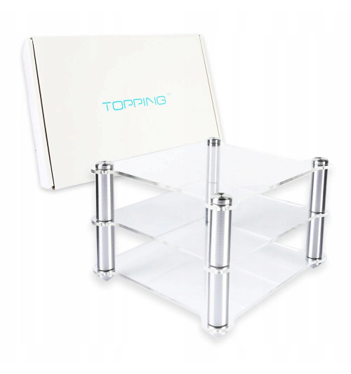 Topping Audio Rack - Akrylowa półka/stolik na wzmacniacz