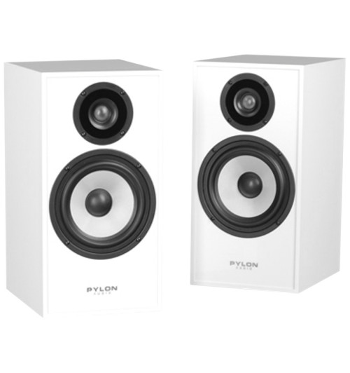Pylon Audio Pearl Monitor Biały HG – Kolumny podstawkowe (para)