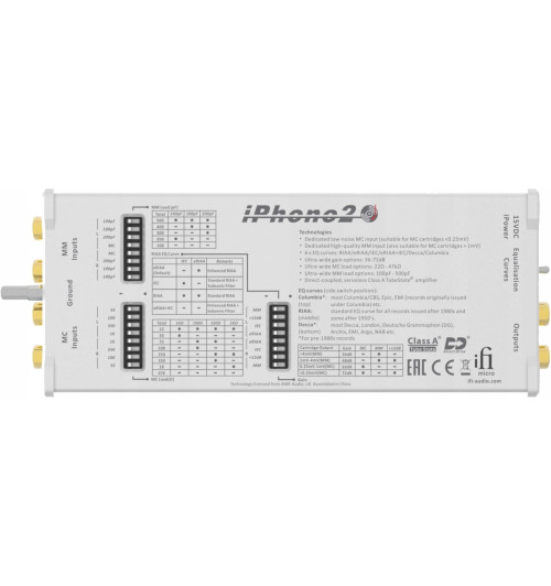 iFi Audio iPhono2 - Przedwzmacniacz gramofonowy