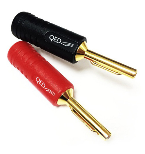 QED QE1810 - Wtyk bananowy 2 szt.