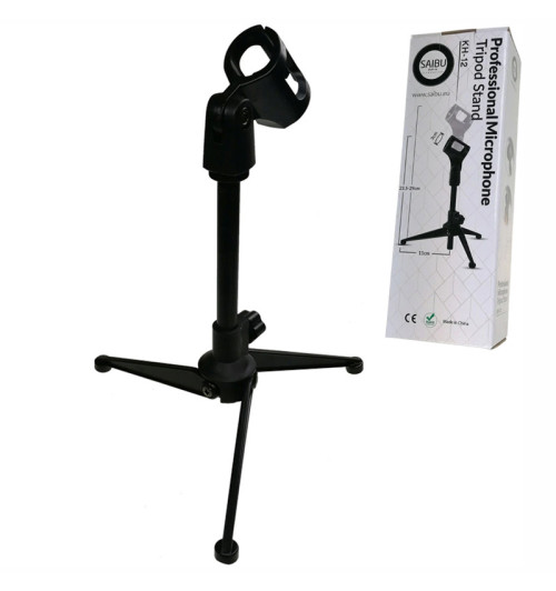 SAIBU MU-1 - Studyjny mikrofon pojemnościowy USB + Statyw/tripod KH12