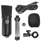 SAIBU MU-1 - Studyjny mikrofon pojemnościowy USB + Statyw/tripod KH12