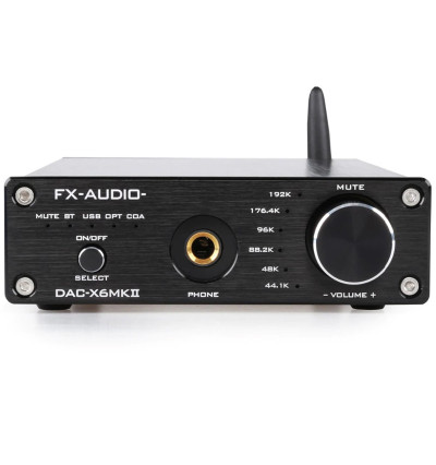 Fx-Audio DAC-X6 MKII - Wzmacniacz słuchawkowy DAC z Bluetooth