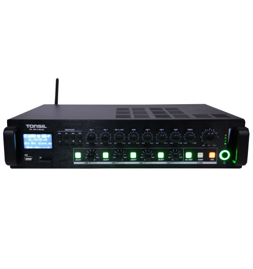 Tonsil WL-360 - Wzmacniacz miksujący 4-strefowy 360W Bluetooth / FM / SD / XLR