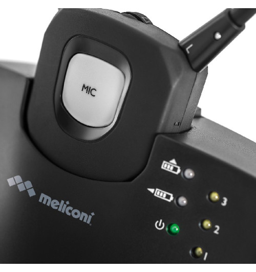 Meliconi HP Steto Digital - Bezprzewodowe słuchawki dokanałowe do telewizora