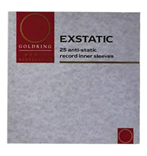 Goldring Exstatic Record Sleeves – Wewnętrzne okładki antystatyczne do płyt 12” - 25 sztuk