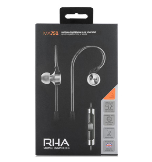 RHA Audio MA750i - Słuchawki dokanałowe z mikrofonem